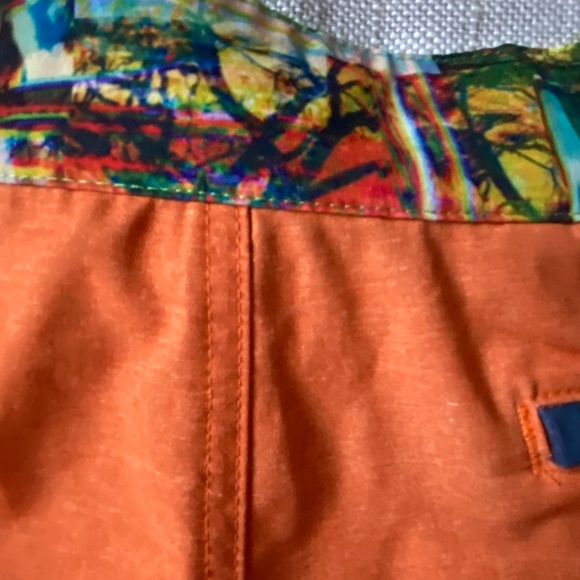 tentree Mens Orange Swim Beach Vacation Suit Shorts.Sz-40 - Picture 9 of 16